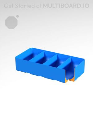 4x2x1 - Full Curved - Divided Bin - Multibin Insert