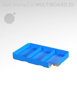 3x2x0.5 - Curved - Divided Bin - Multibin Insert