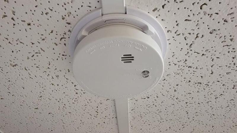 Smoke Detector Mount for Suspended Ceiling