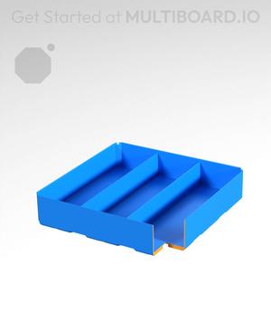 3x3x0.75 - Divided Bin - Multibin Insert