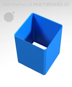 3x3x4 - Simple Walls - Standard Click-In Multibin Shell Extension