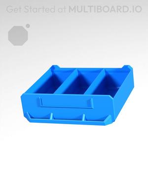 3x1x2.5-Deep - Linear Divided - Multibin Simple Drawer