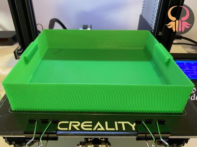 Vase Mode Tray with Handles (0.8mm nozzle)