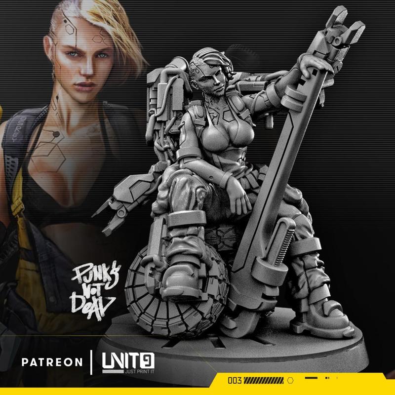 Amanda 'Wrench' Pistons - cyberpunk