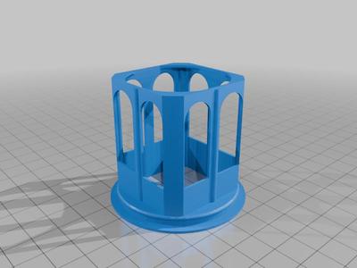 2&quot; Net Pot for Square 1.5&quot; Rockwool Blocks-reinforced
