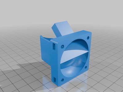 E3D-V6 40to30mm fan duct + partial part cooing