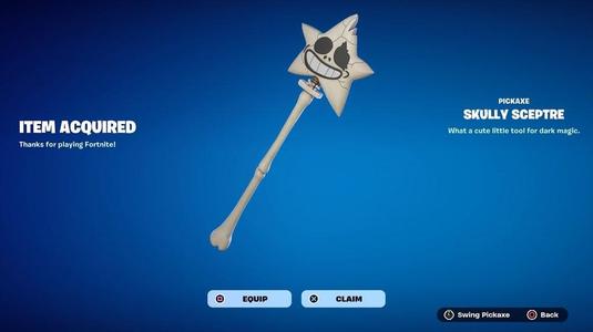 Fortnite Skully Sceptre Pickaxe 