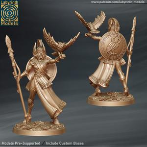 Amazon Daughter of Athena Champion - 32mm scale