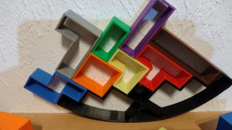 tetris balance game incl. second base with hard level