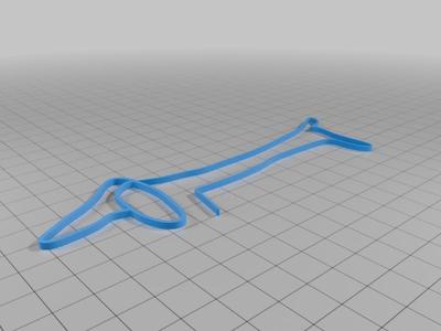 dachshund linear style