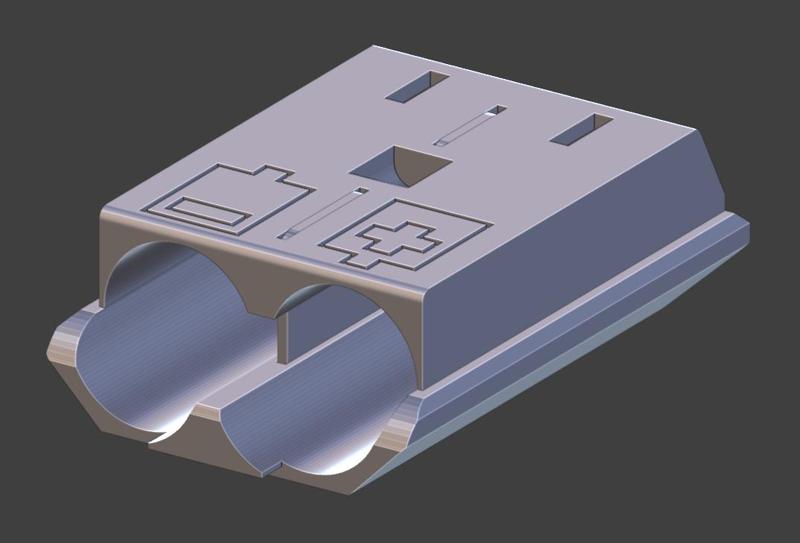 Xbox 360 Battery case (AA battery holder for controllers)