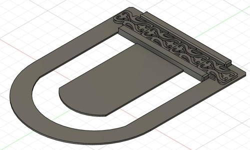 bookmark kazakh ornament