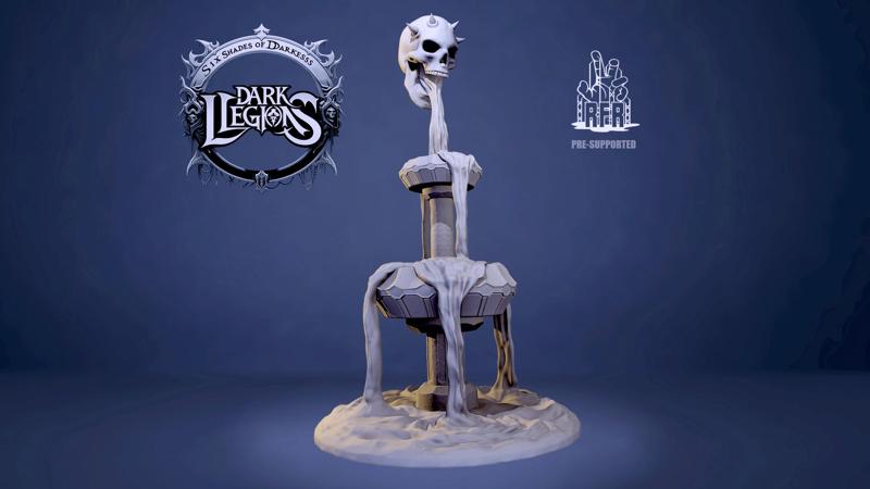 Blood fountain - Tabletop miniature (Pre-Supported)