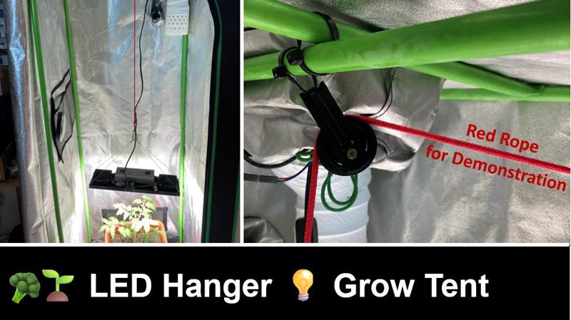 4.7 LED Hanger for Grow Tent