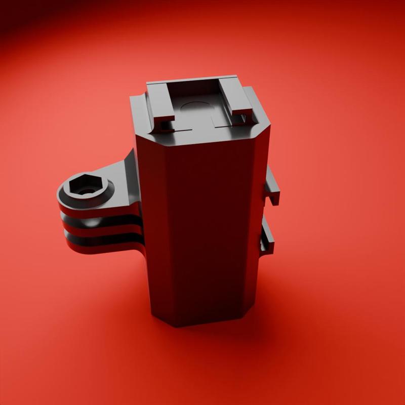 DJI Action 4 / Action 5 Pro Dual Cold shoe Hot shoe mount for action Cameras