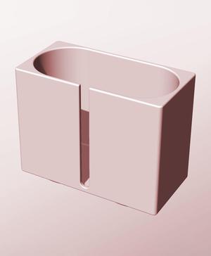 CX68-115-SB Modular slotted component container modern decor