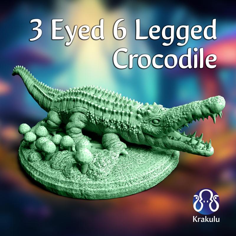 3 Eyed 6 Legged Crocodile