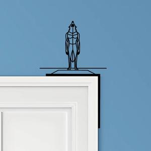 Wolf Door Corner Decor