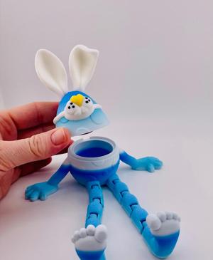 Masked Bunny Egg Flexi Hollow Version