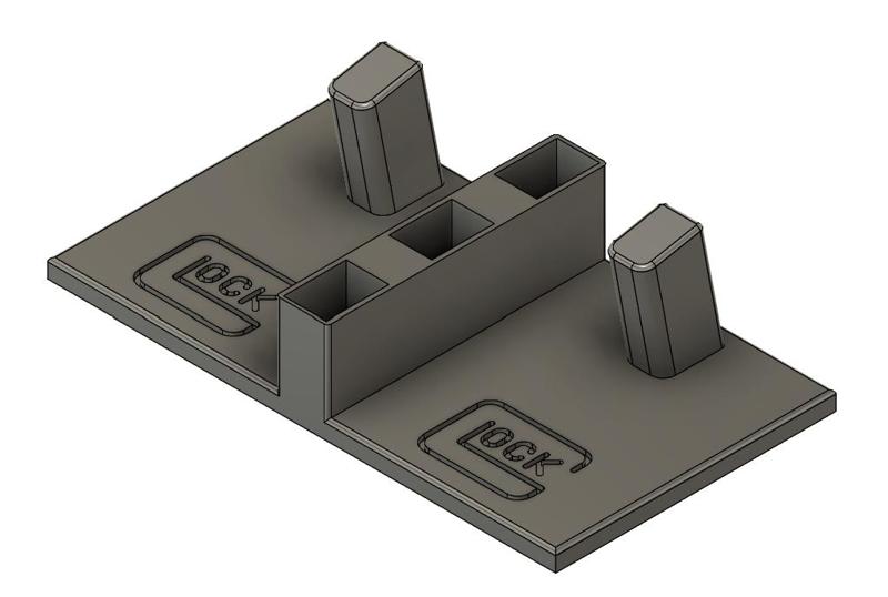 Glock Stand for 17 and 19.stl
