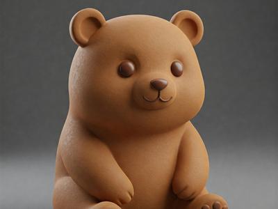 Chubby Cute Teddy Bear 