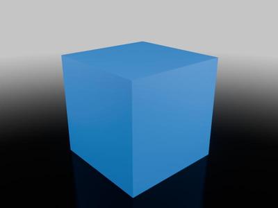 cube de test 1x1