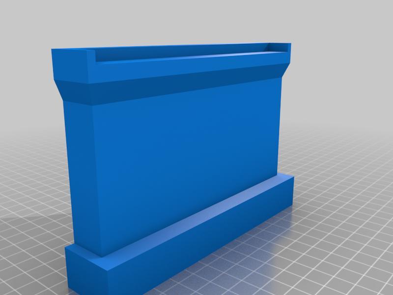 Concrete abutment for 145 FT Double Track Arched Truss Bridge