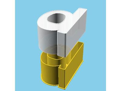 LATIN SMALL LETTER D, nestable box (v1)