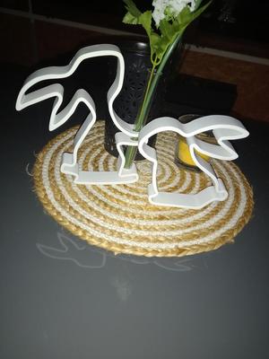 Osterhasen mit Reagenzglas