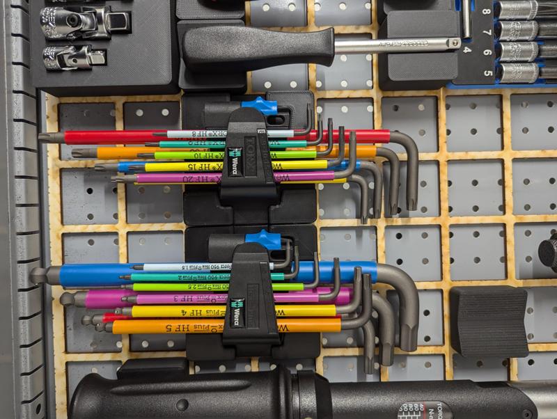 Wera L Key Gridfinity Holders