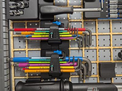 Wera L Key Gridfinity Holders