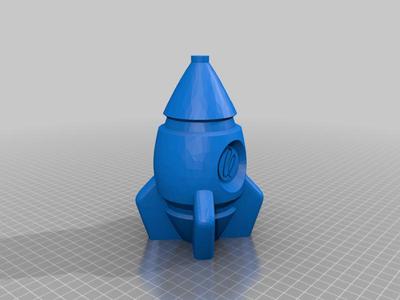 Foguete 3DFila
