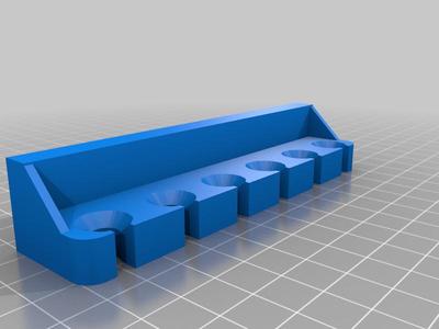 Needle File Holder with spaces