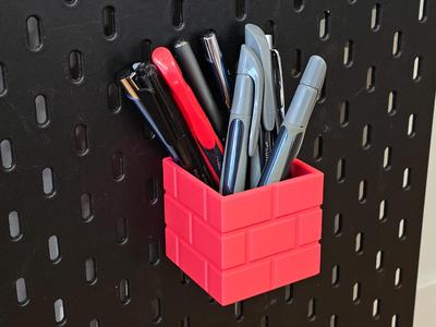Super Mario Brick Container Holder for IKEA Skadis