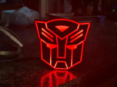Transformer Autobot Light Up Logo