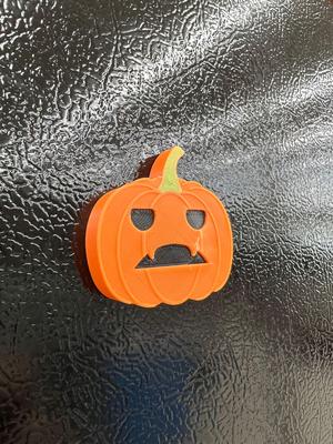 Spooky fridge magnets - Sad vampire - Print in place