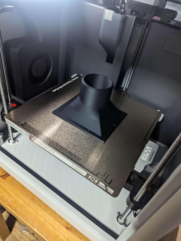 Bambu X1C Exhaust Adapter for 63mm (2.5in) hose