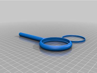 58mm magnifying glass