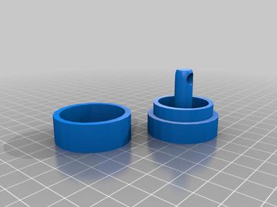 Ring holder keychain 