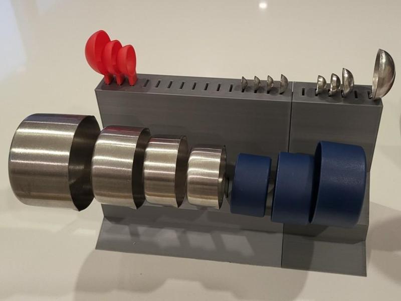 Measuring cup organizer 