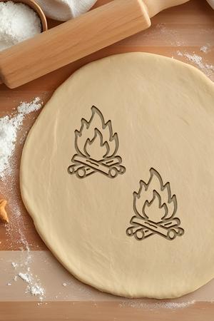 Campfire Cookie Cutter, Biscuit Cutter