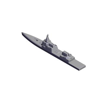 1/700 Scale US Navy DDG(x) Program.stl