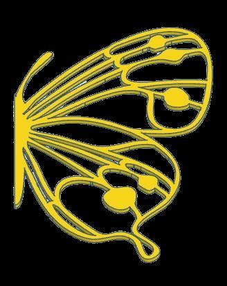 Half Butterfly Bookmark 5.stl