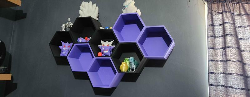 Honeycomb/Hexagon Modular Shelf