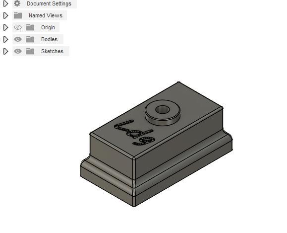 Team Xray XB8 and XB8e rear wing spacer