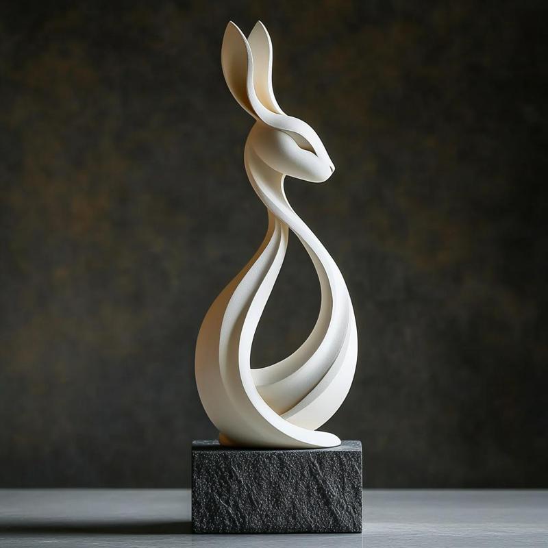 Rustic Bunny Ornament – Farmhouse Easter Charm