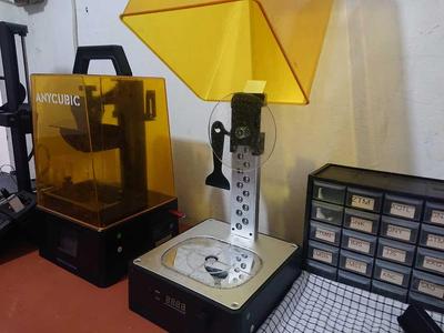 Anycubic Wash & Cure 2.0 Station Organizer and Top Cover Support