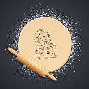 Snowman Cookie Cutter, Biscuit Cutter