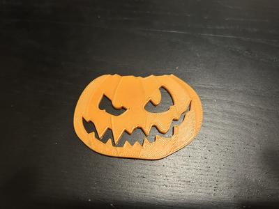 Flat Halloween Pumpkin
