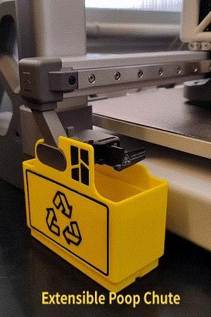 Extensible Poop Chute